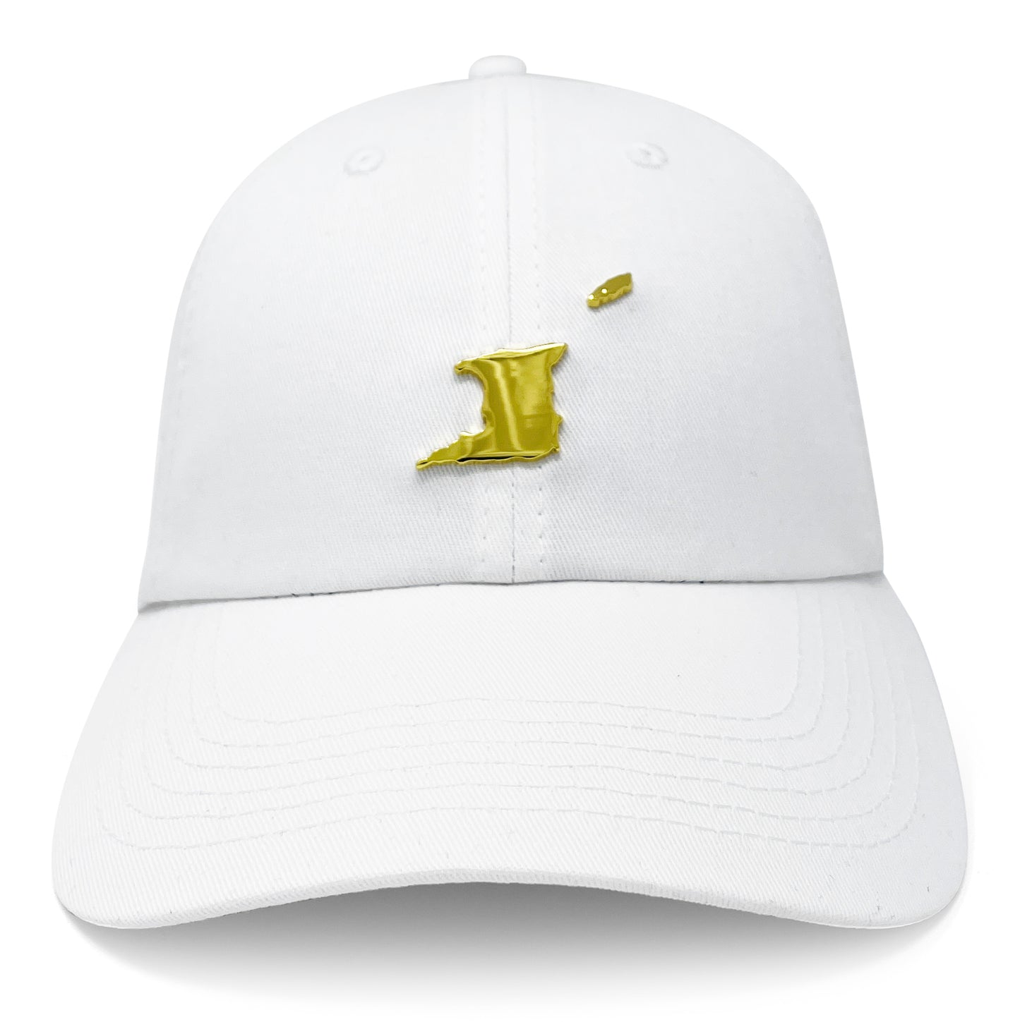 YINK ISLAND GOLD DAD HAT: Trinidad and Tobago