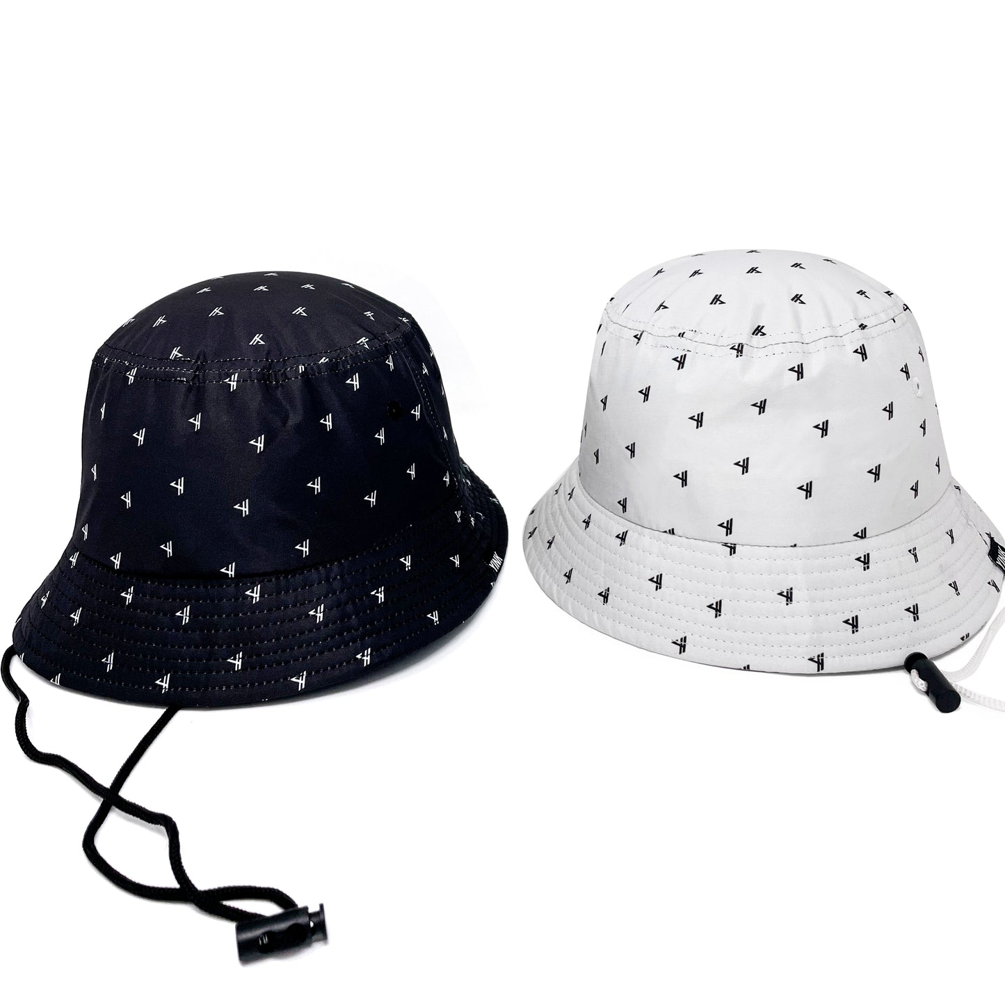 YINK NYLON BUCKET HATS: Logo Print