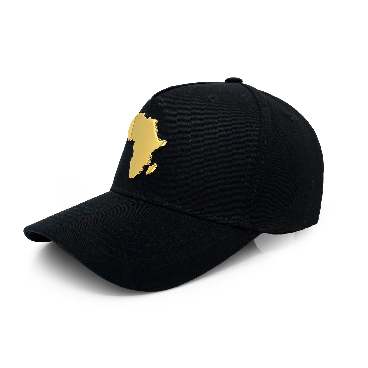 YINK CONTINENT GOLD BASEBALL HAT: Africa