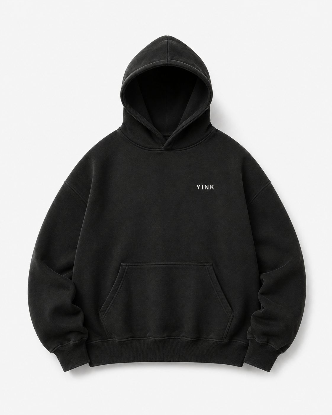 YINK™ ORIGINs COORDINATE luxury hoodie® BLACK