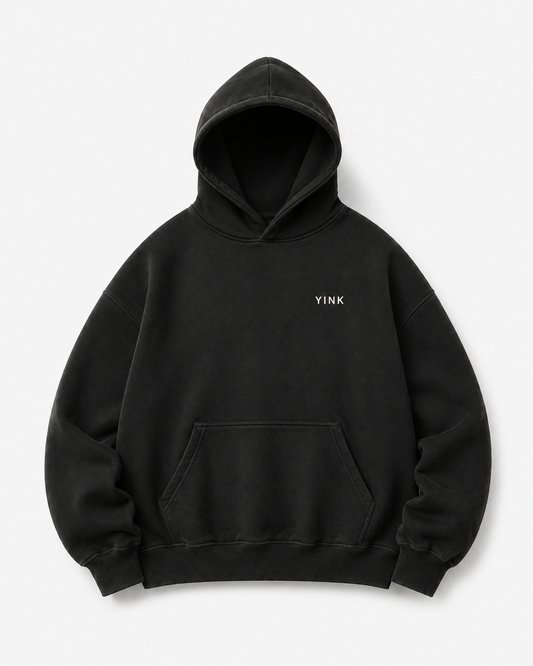 YINK™ ORIGINs COORDINATE luxury hoodie® BLACK